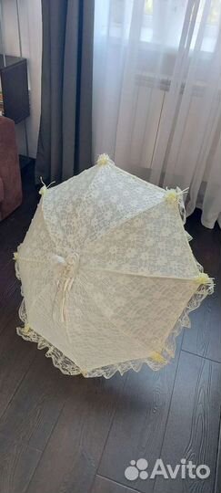 Зонт свадебный айвори