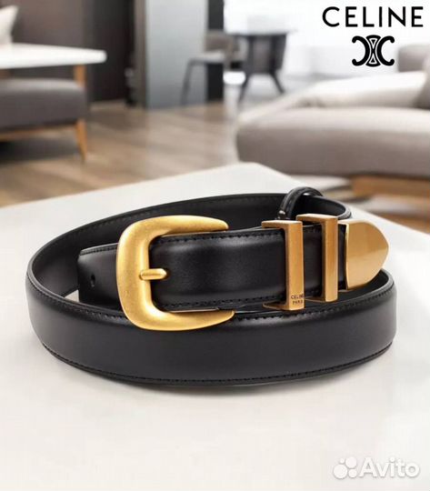 Ремень женский Celine кожаный