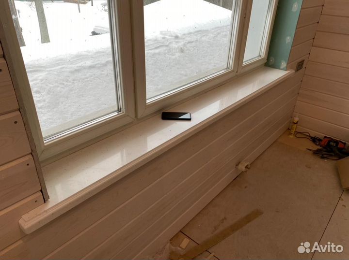 Подоконники из камня от производителя на заказ