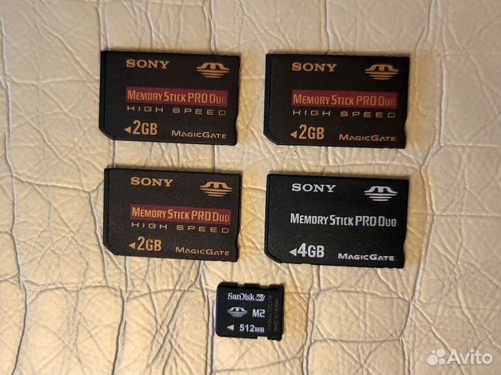 Sony Memory Stick - карты и адаптеры