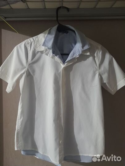 Рубашка школьная 140
