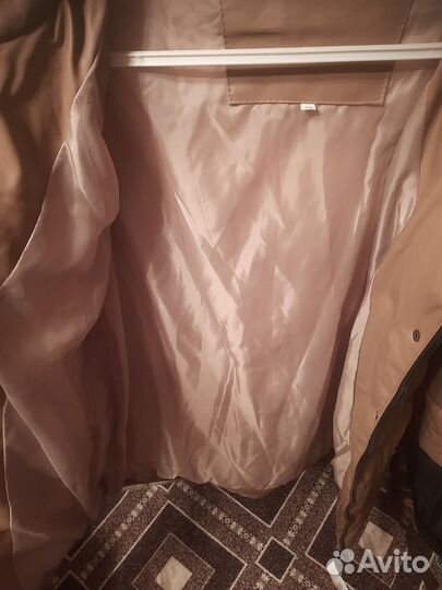 Пуховик женский из экокожи зима