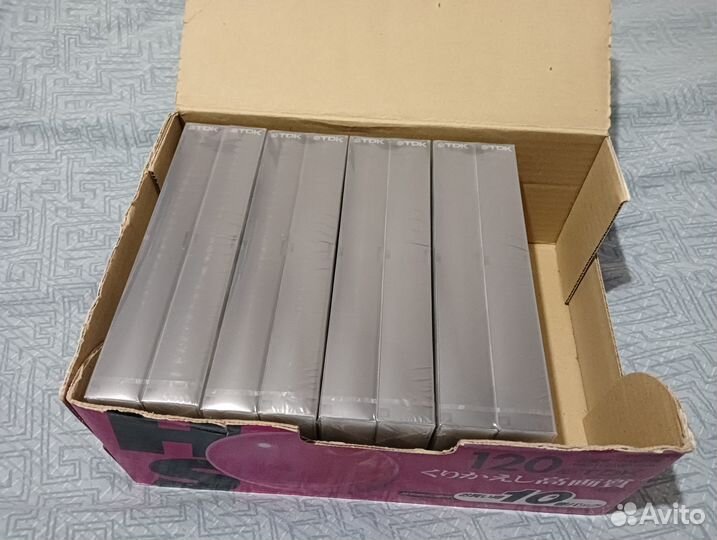 Видеокассеты TDK HS-120, 8шт., отправка