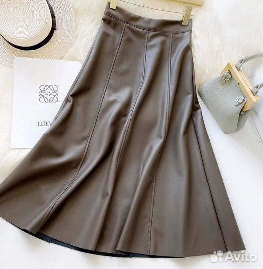 Кожаная юбка новая 42-44 р