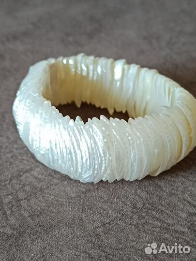 Браслет женский из ракушек, перламутр