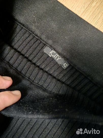 Юбка трикотажная с шипами