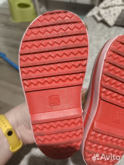 Резиновые сапоги 20 размер