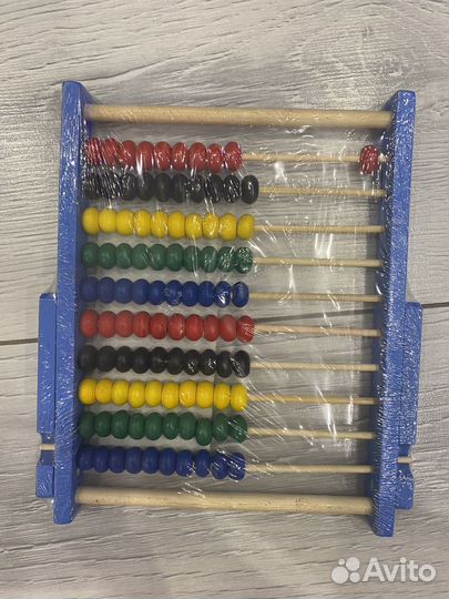 Счеты детские деревянные