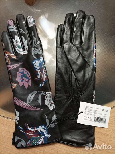 Перчатки кожаные женские