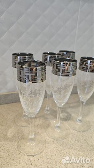 Хрустальные фужеры