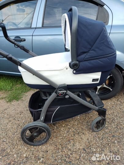 Коляска peg perego 2 в 1 (люлька и автокресло)