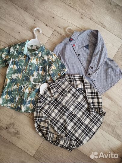 Рубашки на мальчика 110-116