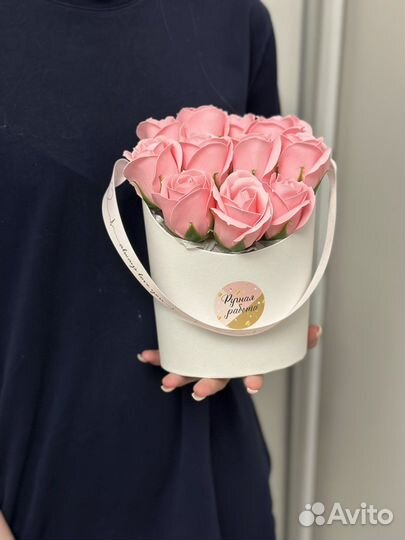 Букет к 8 марта из мыльных роз подарок