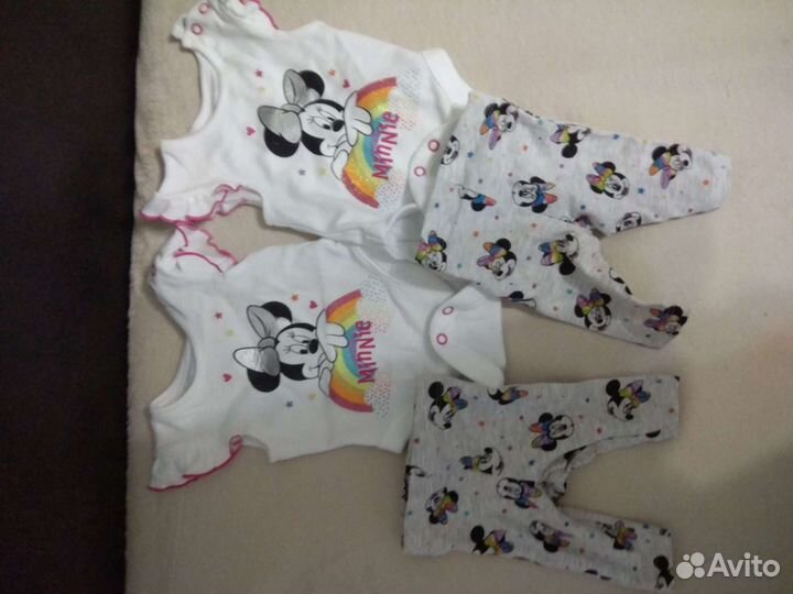 Вещи на девочек-близнецов от 0-9 месяцев