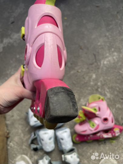Роликовые коньки детские раздвижные 28-30