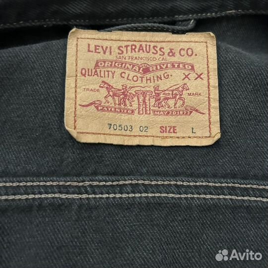 Джинсовая куртка Levi's made in Italy