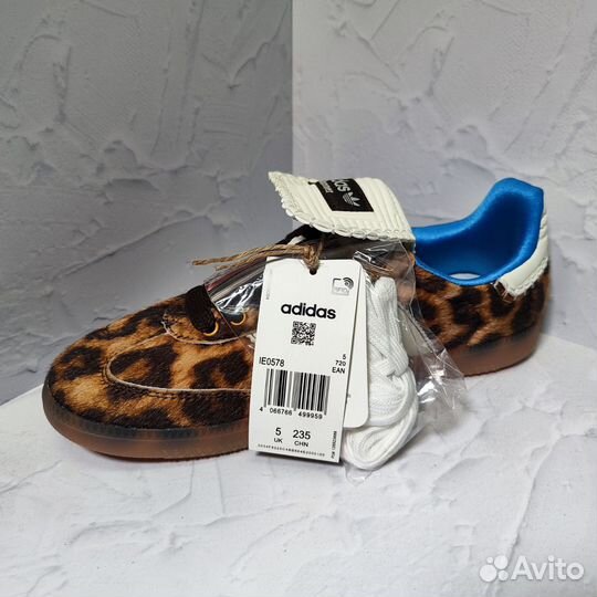 Женские кеды Adidas Samba Leopard