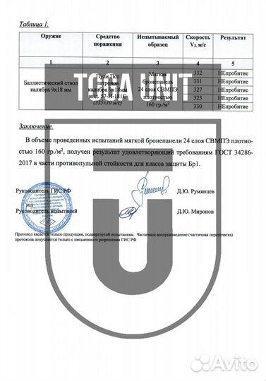 Баллистическая защита на дверь авто