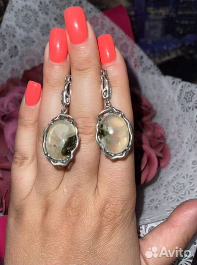 Серебряные серьги