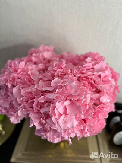 Искусственные цветы для декора большие гортензии