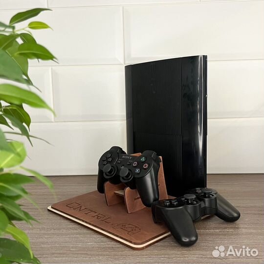 Sony PS3 Super Slim 500gb +2 Джойстика Много Игр