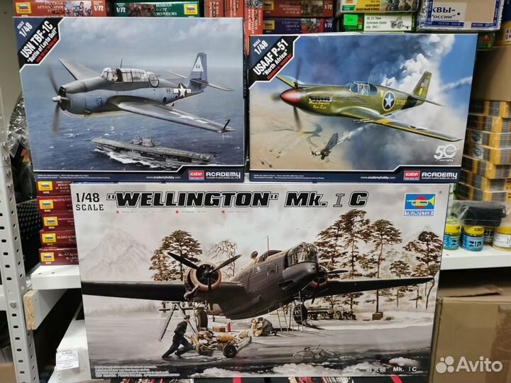 Сборные модели авиации 1 48