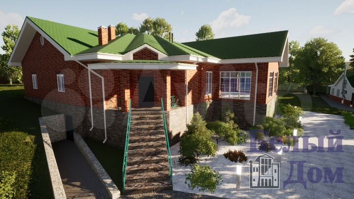 Коттедж 427,8 м² на участке 20 сот.