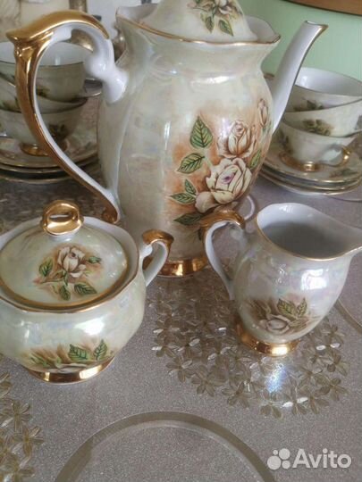 Винтажный кофейный сервиз