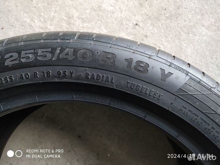 Continental ContiSportContact 5 SSR 225/45 R18 и 255/40 R18 95Y