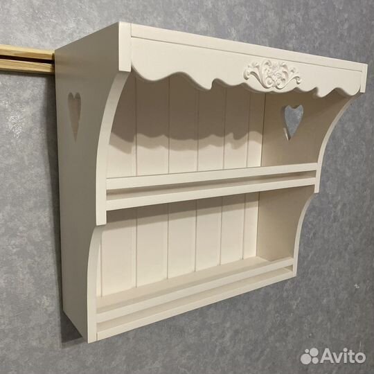 Полка прованс, шебби шик, бежевая