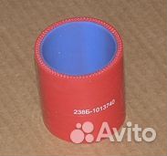 Патрубок теплообменника ямз-7511 (силикон)