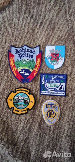 Шевроны - нашивки: полиция, пожарные, другие