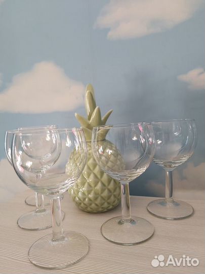 Бокалы, Икеа. Ананас, керамика