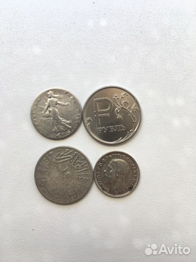 Старинные серебряные монеты