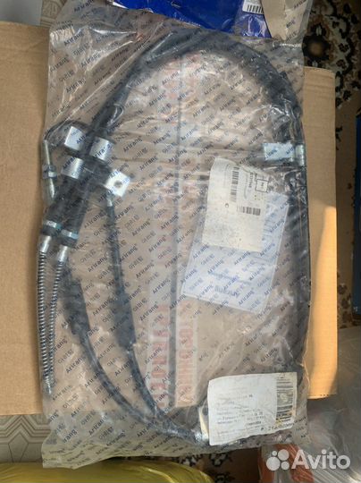 Тормозные колодки задние daewoo matiz (+трос)