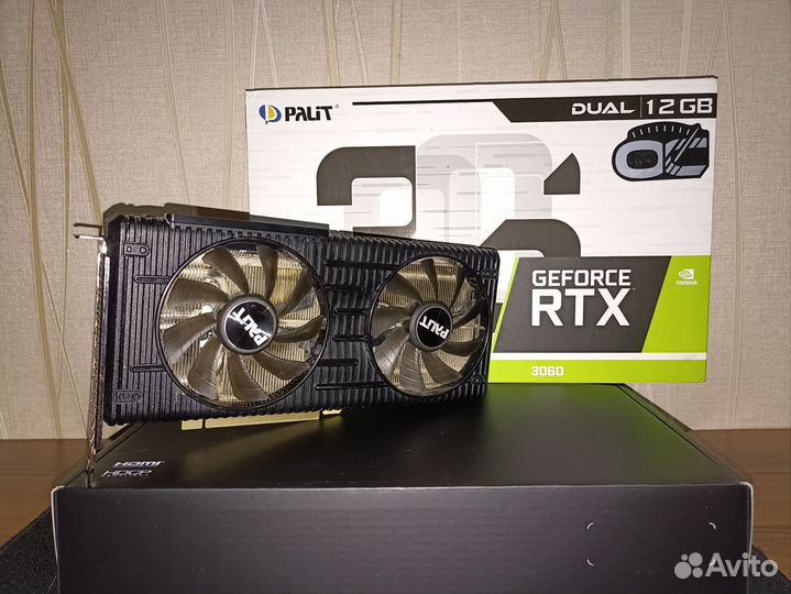 Видеокарта Palit RTX 3060 12GB Dual OC (LHR)