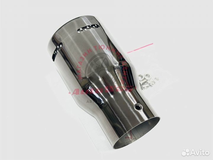 Насадка глушителя FJ Cruiser, тёмный хром