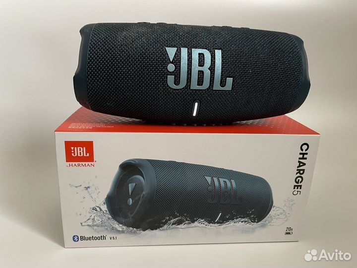 Колонка jbl charge 5 синяя