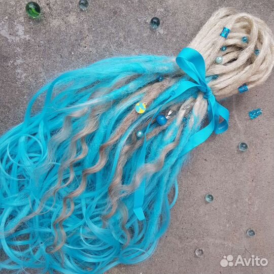 Дреды со свободным концом