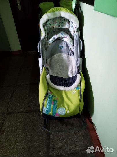 Детские санки коляска бу