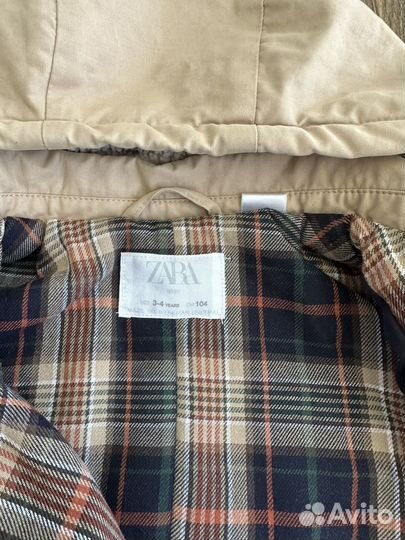 Куртка zara 104 размер