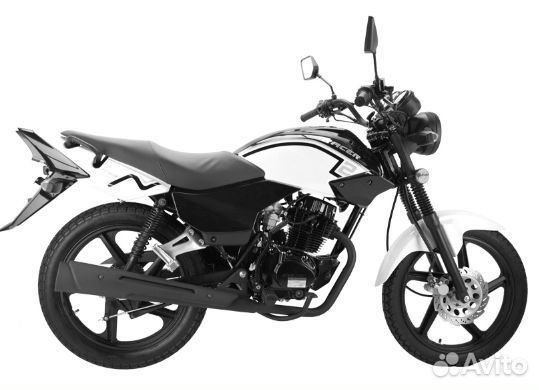 Мотоцикл racer RC150-23 tiger sport белый