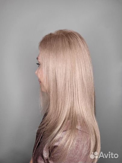 Сложное окрашивание. Блонд. Выход из чёрного