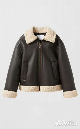 Дубленка для девочки Zara новая