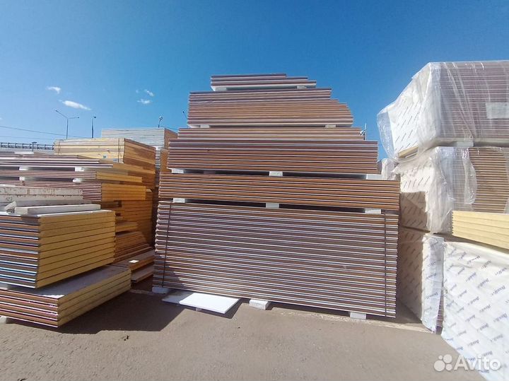 Сэндвич-панели 30000 м2 в наличии