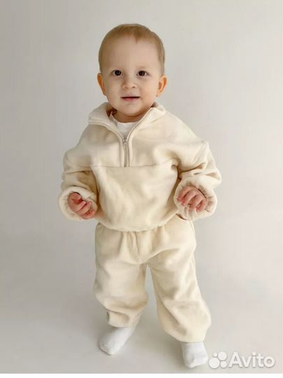 Флисовый костюм детский 92 два разных