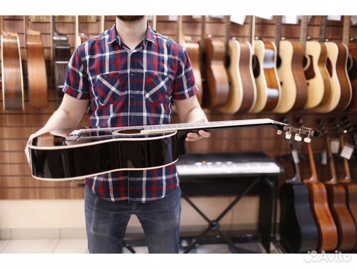 Martinez FAC-502-Bk классическая гитара черная