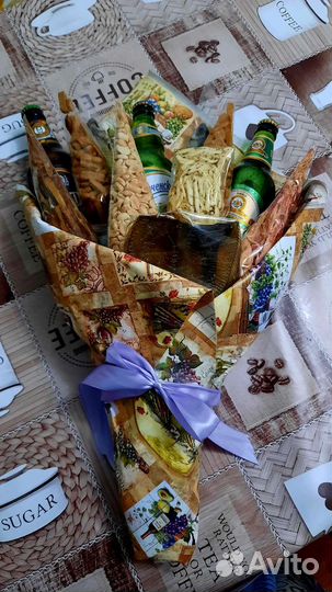 Мужские букеты съедобные