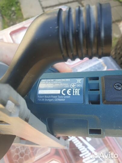 Дисковая пила bosch GKS 12V-26