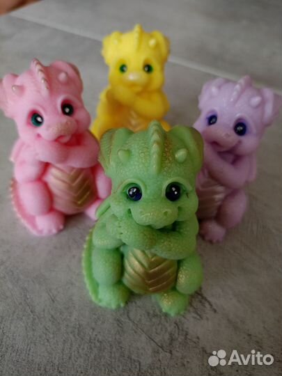 Мыло ручной работы Дракончики 2024
